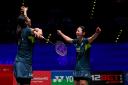Kim and Kong are known for their upbeat behaviour on court but displayed their festy side in the quarter-finals