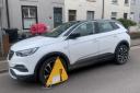 Dozens of cars have been clamped around Swindon due to unpaid tax, including this one on Lansdowne Road