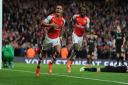 Star turn: Sanchez, left, will play for Chile against Brazil in London
