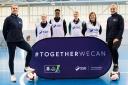 Kelly Smith (left) helped launch SSE's Together We Can campaign this week alongside Liverpool captain Gemma Bonner (right)