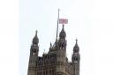 Flag over Parliament - but not Ealing