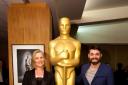 Hollywood feeling: Grant and UCA animation course leader Lesley Adams