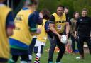 Jason Robinson was coaching the next generation at Howden's Big Rugby Day Out