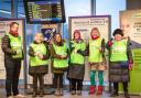 Forget the blues: it's green for go from the Samaritans at Ealing Broadway