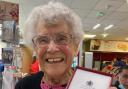 Honoured: Beryl with her MBE