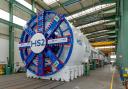 Under construction: one of the tunnel borers currently being built in Germany