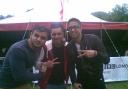 Diary Of A Badman stars, pictured at the Mela