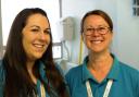 In good hands: pathology team Jo Stokes and Veronica Kourtellaris