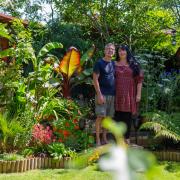 Perry turned her garden into a holiday at home and has been nationally recognised thanks to her haven that focuses on wildlife, holidays and vegetables