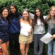 Rewarded: From left: Elena Mistry, Jasmine Saha, Charlotte Pons, Amy Taylor and Eliza Beresford