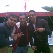 Diary Of A Badman stars, pictured at the Mela