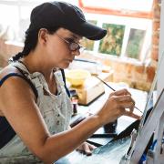 Artist at work: creative people can earn cash for their ideas