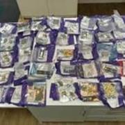 Recovered: some of the haul from the Met raids