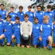 Record-breakers: Brentham's Under-17 team. Photo: Ian Bruley