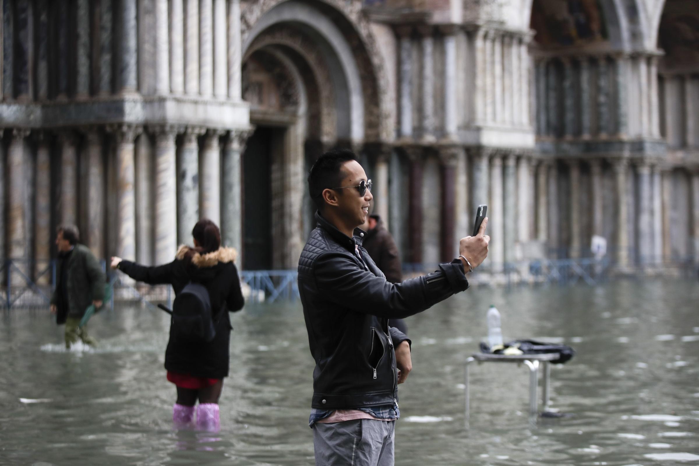 St Mark's Square reopens in Venice after flooding forced closure - Ealing Times