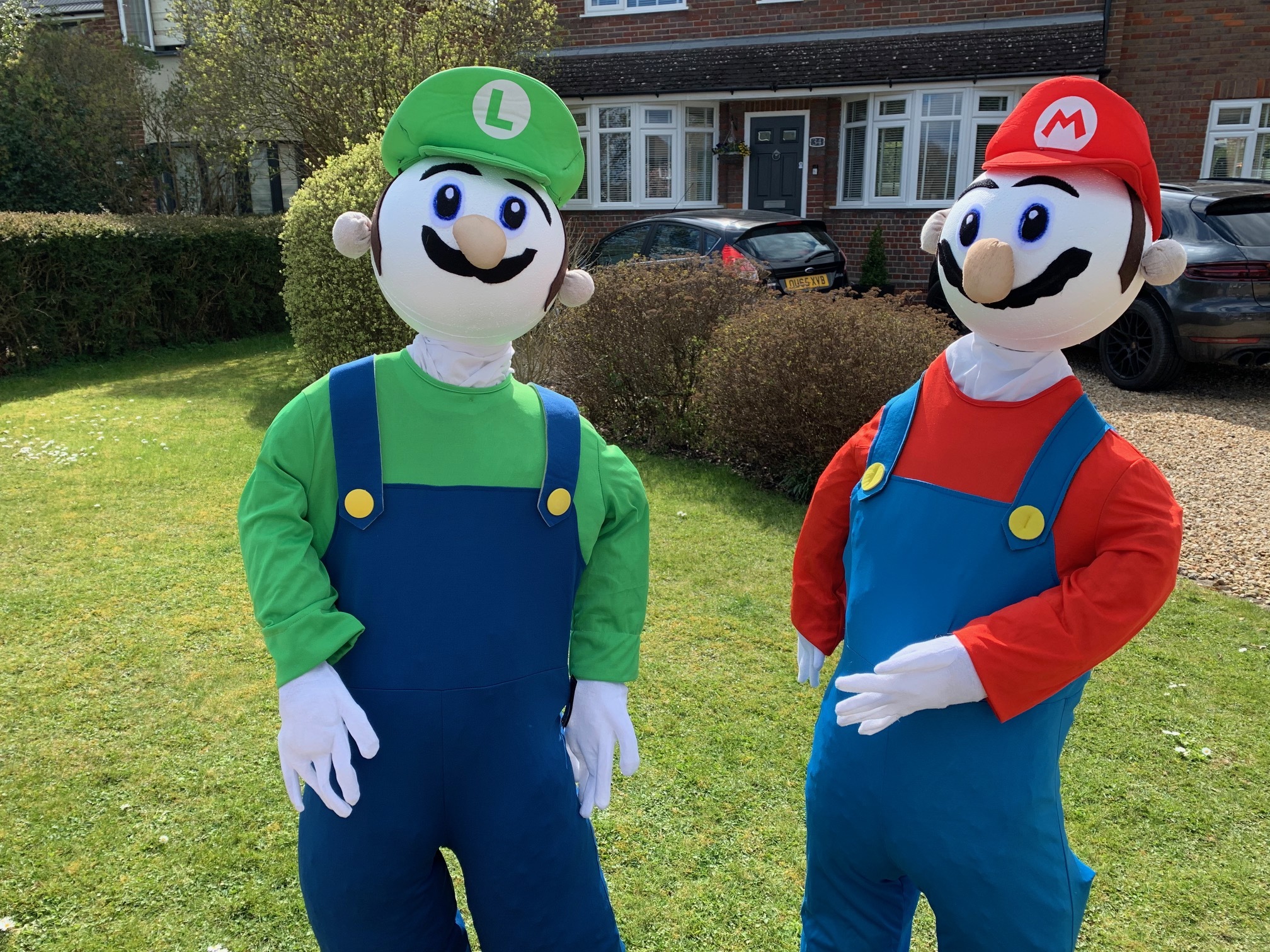 Luigi and Mario also made an appearance 