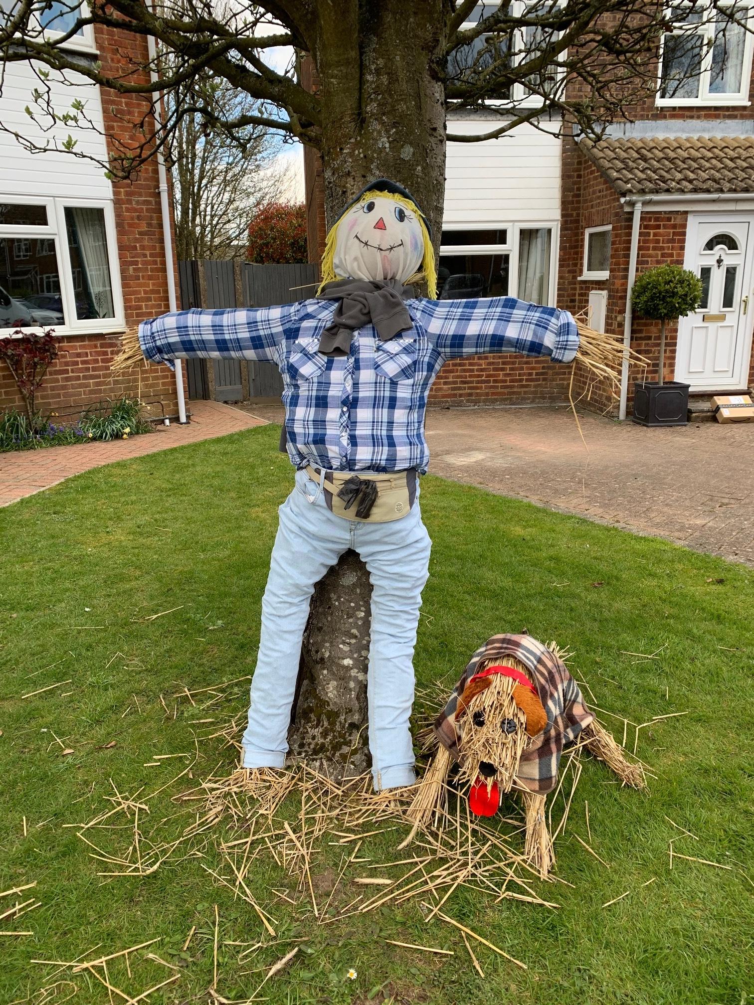 There are over 50 scarecrows 