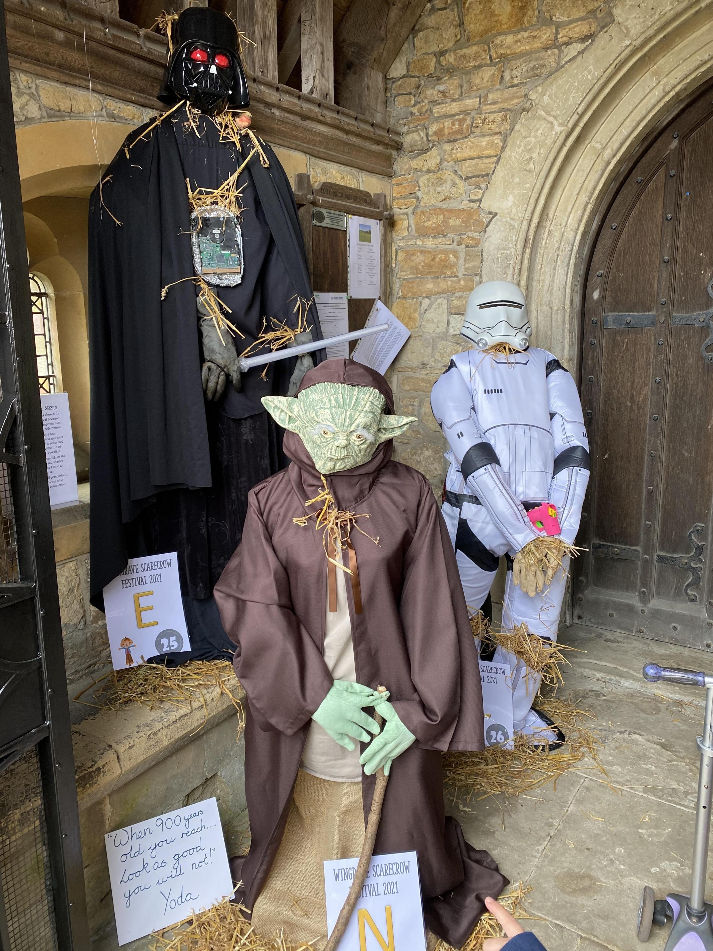 There were 38 scarecrows on offer 