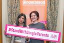 Standing together: Rupa Huq, left, and Bootstrap Chef Jack Monroe