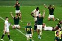 South Africa will face New Zealand in next week's Rugby World Cup Final in Paris after edging past England (Reuters via Beat Media Group subscription)