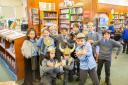 Horns  of a dilemma: primary school visitors enjoy a Viking invasion