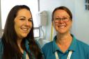 In good hands: pathology team Jo Stokes and Veronica Kourtellaris