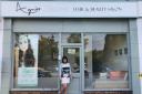 Ealing small business owner Agnès Gaudron outside her beauty salon
