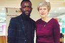 Campaigner: Dawa with Theresa May