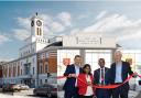 Time stands still: the famous clock and flashback to 2019 when Rupa Huq joined One Housing executives and the mayor at the time to open the development