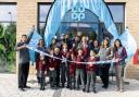Ready for business: Holy Family youngsters at the new Park Royal Co-op
