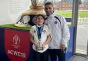 Cricket hero: Bobby Behzadi has been introducing girls to the sport at club and school