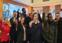 Money tips: the party on their visit to Ealing Metro Bank
