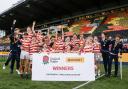 Radley under-15s edged Northampton School for Boys 24-12 at Saracens’ StoneX Stadium to claim Cup glory for the first time