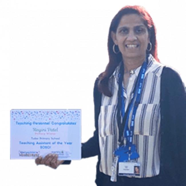 Ragini Patel: heavily involved in volunteering and ow holder of a British Empire Medal