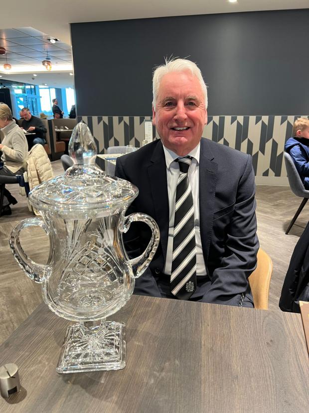 Ealing Times: Chairman Paul Leary revelled in the experience at the Tottenham Hotspur Stadium