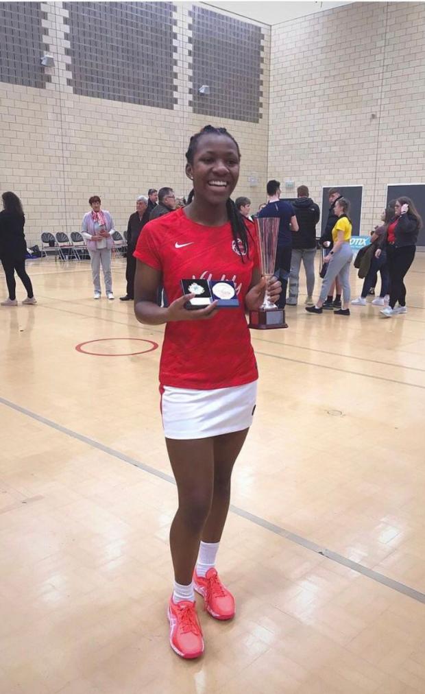 Ealing Times: Kaedin has been helped on her netball journey, thanks to the funding received by SportsAid