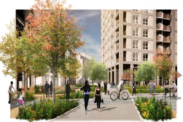 Vision of future: Friary Park's blocks will be capped in height to meet community views