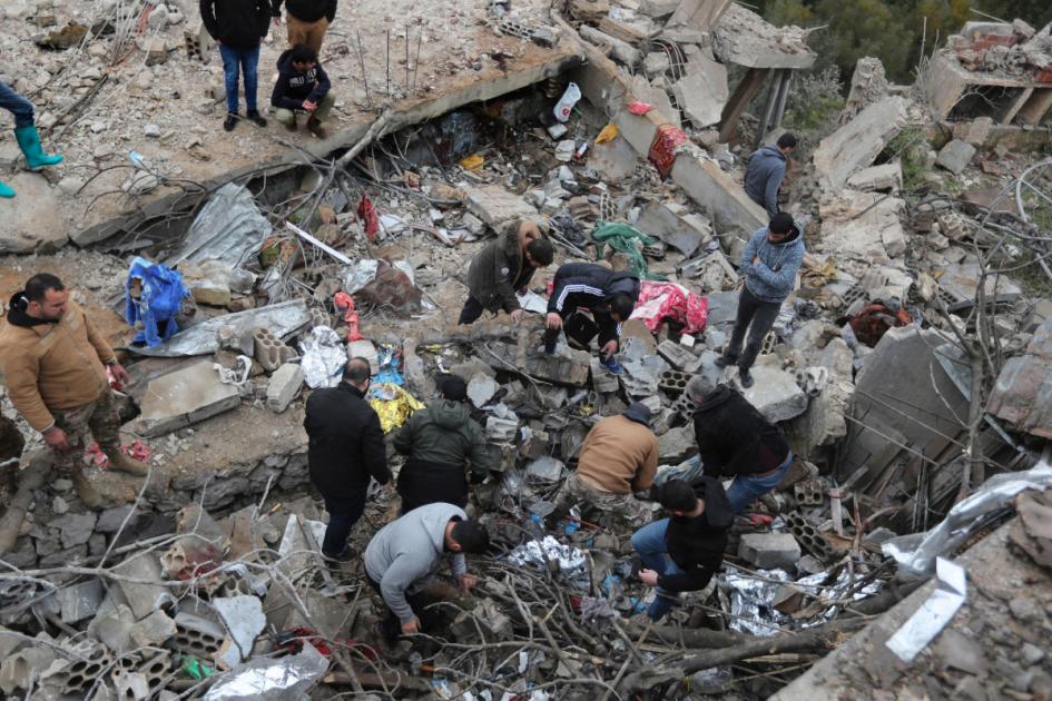Paramedics among the 16 killed by Israeli airstrikes in Lebanon