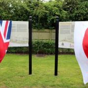 Polish army boards are revealed at Remembrance Garden in Ruislip