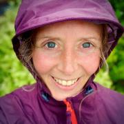 Out in all weathers: Melinda prepares for her 50-mile run