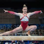 Kinsella missed out on the medals but teammate Achampong took silver in the women's all-around