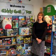 Amanda Alexander owns Giddy Goat Toys in Manchester