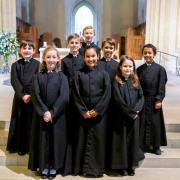 Fresh-faced: the new probationers at Ealing Abbey