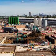 Change in the landscape: work continues around the new HS2 and Elizabeth Line station