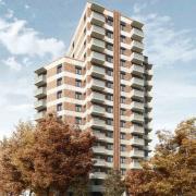 Artist's impression: how the new block in Gunnersbury Lane will look