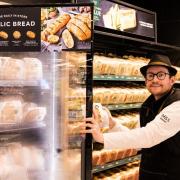Cutting waste: unsold baguettes are recycled as frozen garlic bread at Ealing Broadway