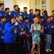 Ukrainian refugee fulfils Eurovision dream alongside popstar Sonia