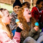 N-ice cream: youngsters enjoy the Friary Park fun day