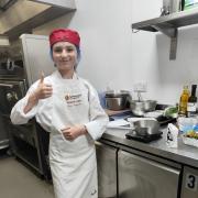 Dianna Kysheniuk cooked at a special event in Croxteth this week