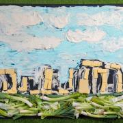 Yeo Valley Organic partnered with food artist Nathan Wyburn to recreate Stonehenge